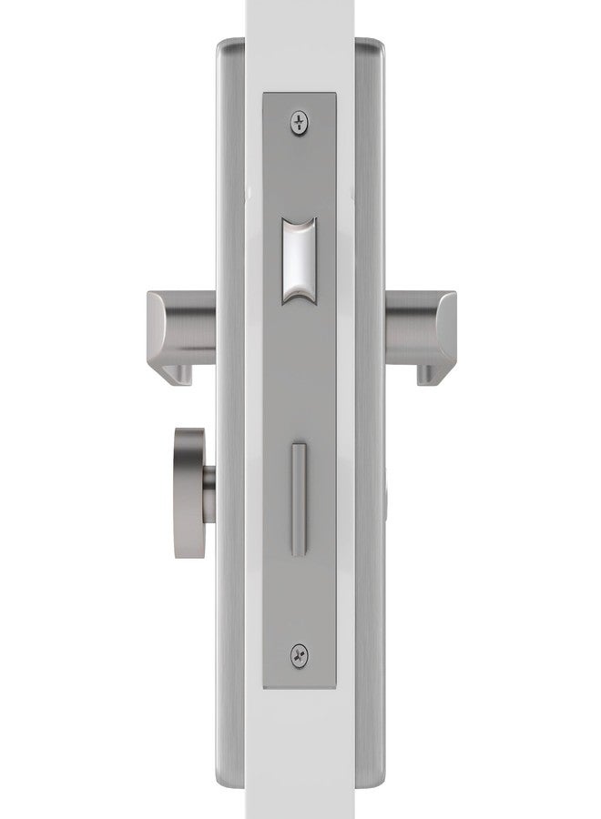 Crust Heavy Duty Mortise Door Lock Set for Main Door, Door Handle Lock Set for Main Door Lock, Office/Hotel/Bathroom (CRZ015, Matt Satin) - Image 3